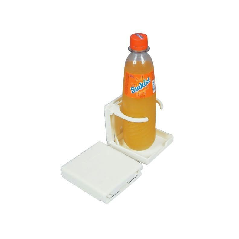 Flaskeholder hvid plast