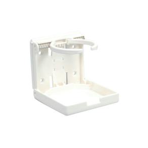 Flaskeholder hvid plast just.