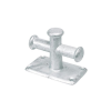 Bro pullert galvaniseret enkel 140 x 80mm