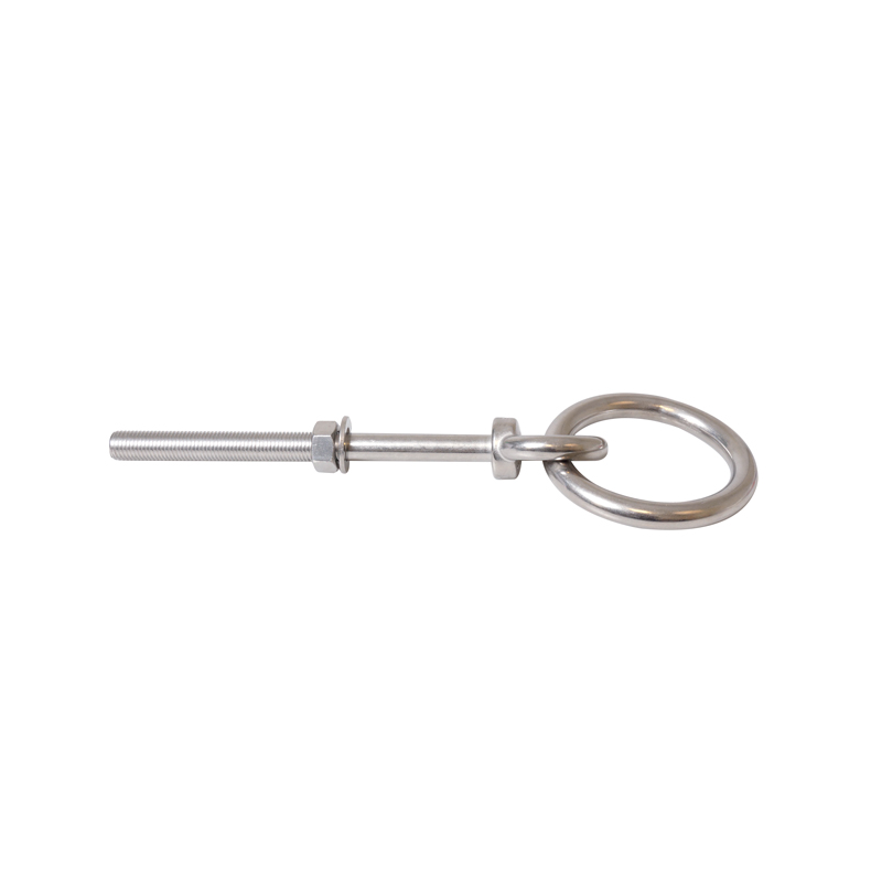 Fortjningsbolt med ring, 16mm 260mm lang AISI 316