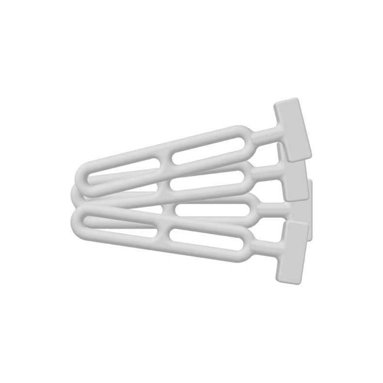 Unimer kalechestrop hvid 185mm 4-pak