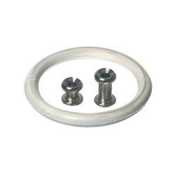 Gummiring til kaleche hvid 60mm