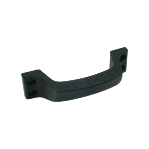 Roca plast hndtag sort 164x42mm