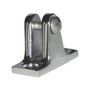 Kaleche vinklet gaffel dksbeslag med 5mm bolt, AISI 316