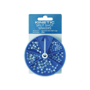Kinetic split shot sinkers sortiment