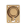 Drkring 47mm x 63mm poleret messing