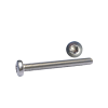 Maskinskrue Pan Hoved Torx k�rv TX25 5x20 A4 ISO14583 6 stk + m�trikker