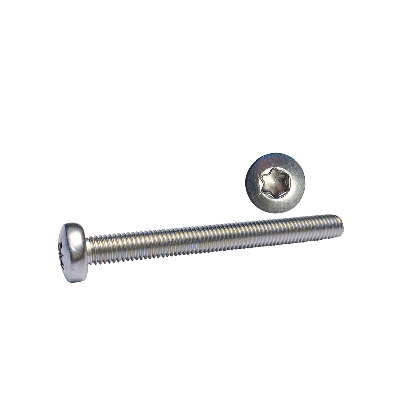 Maskinskrue panhoved 5/10 stk Maskinskrue Pan Hoved Torx k�rv TX25 5x20 A4 ISO14583 6 stk + m�trikker
