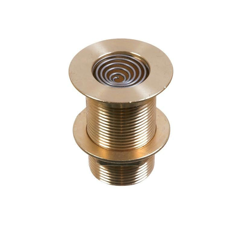 Guidi skroggennemfring m/fjedersi messing Guidi Gennemfring 1 1/4" med fjedersi