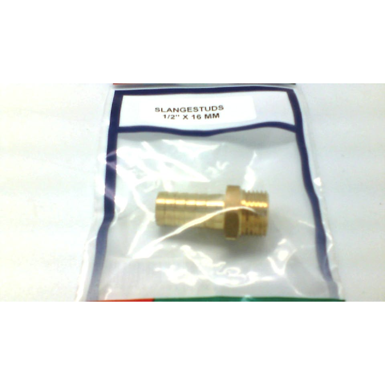 Guidi slangestudse med udv. gevind Guidi Slangestuds 1/2" x 16mm
