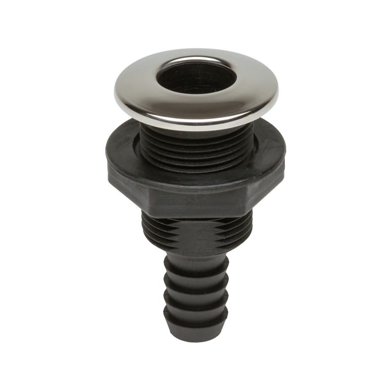 GENNEMFRING M/RUSTFRI HTTE Gennemfring med RF htte, 1" 19mm