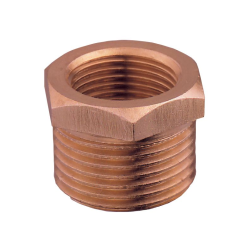 Nippelmuffe bronze