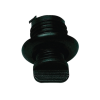Nuova rade l�nseprop m/skruehul sort � 40 mm