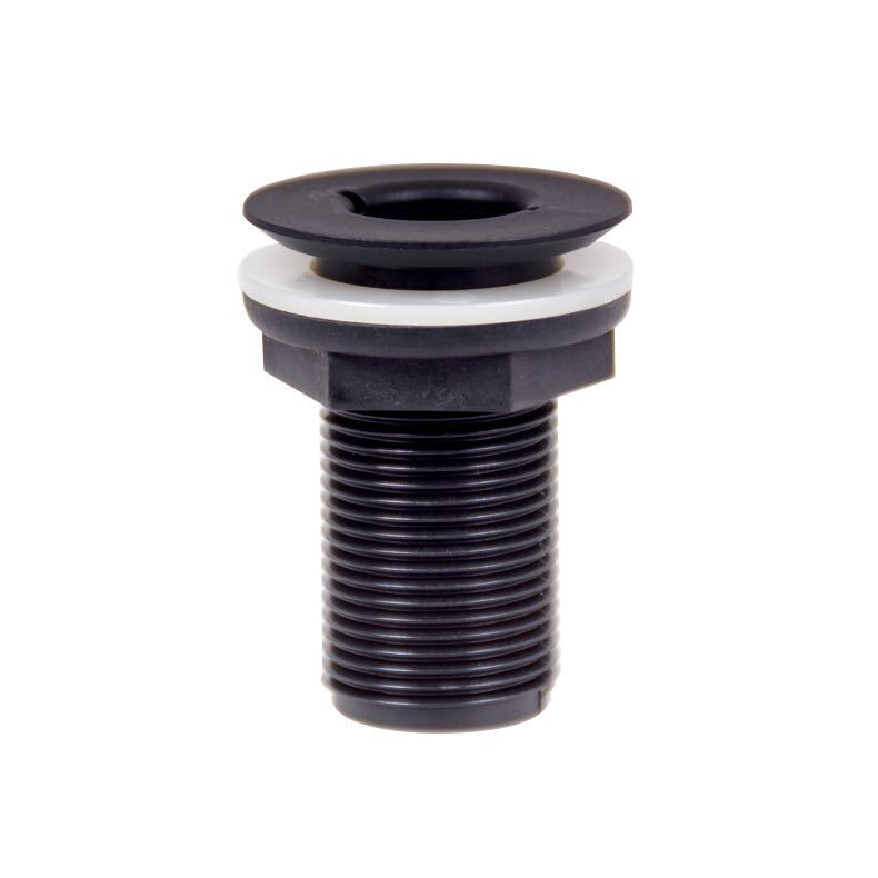 Trudesign U/Gennemfring Sort Trudesign Skroggennemfring undersnket sort komposit 1"