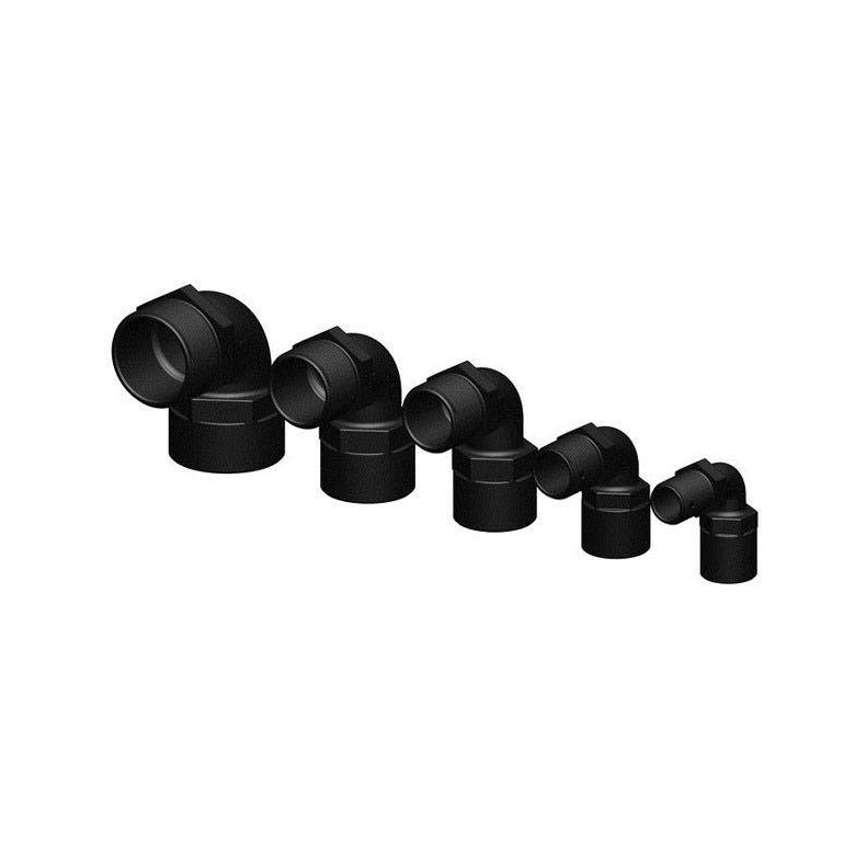 Bjning 90* indv./udv. komposit Trudesign 90 vinkel med 1 1/2" ind-/udvendig gevind