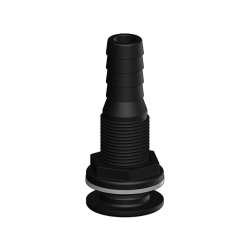 Gennemfring komposit sort