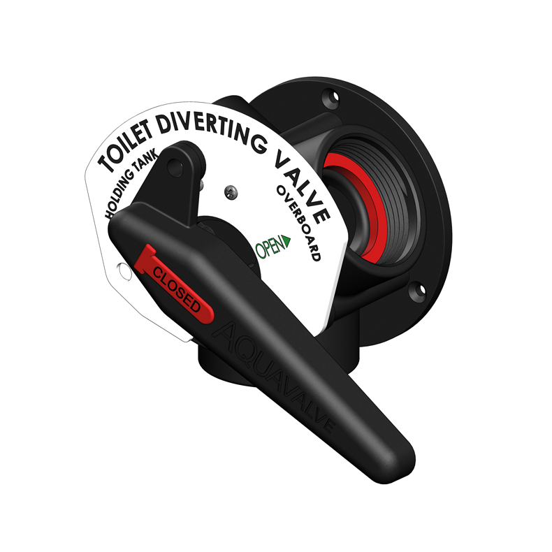 Trudesign Trevejshane 1 1/2" montering gennem skot sort