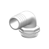 Trudesign Aquavalve slangestuds hvid 90 1 1/2
