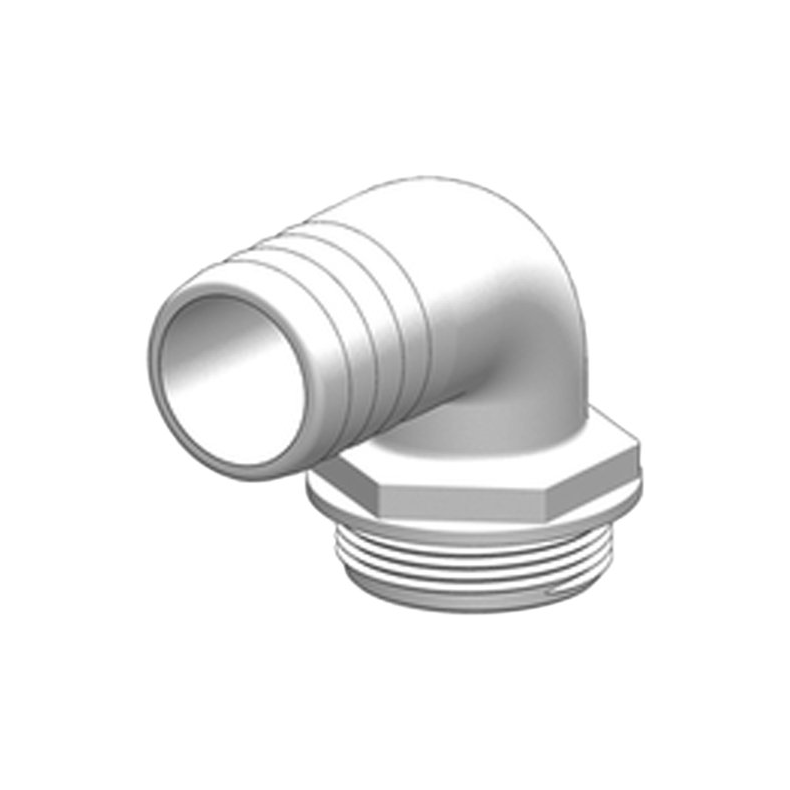 Trudesign Aquavalve slangestuds 90 Trudesign Aquavalve slangestuds hvid 90 1 1/2" 38mm
