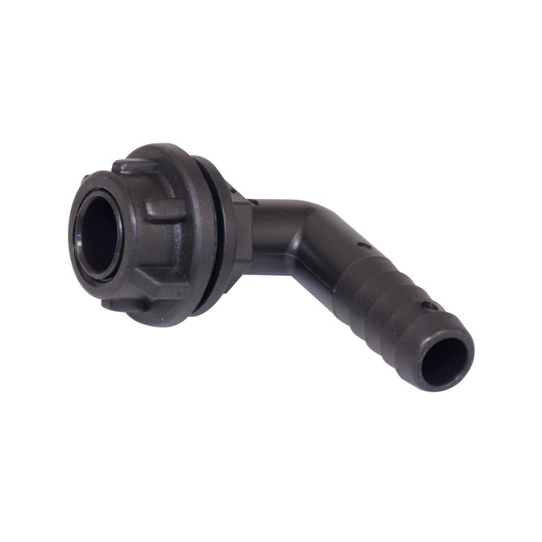 Slangestuds 3/8" x 12mm 90 grader