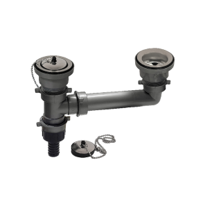 Dobbelt aflb 125 - 320 mm med  25 mm studs