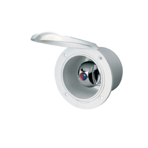 Cockpit blandingsbatteri til indbygning hvid dksel