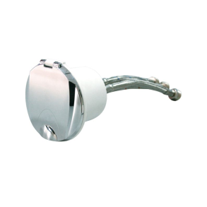 Bruser med 3m slange til indbygning med krom dksel