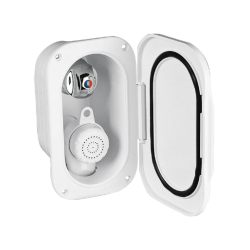 Nuova rade Cockpit blandingsbatteri m/bruser 3m slange hvid