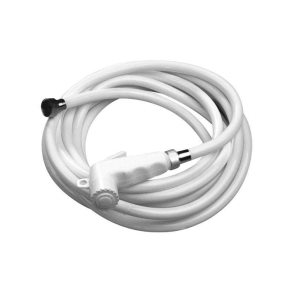 Slange hvid 3m med brusehoved til 1091520 cockpitbruser