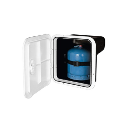 Nuova rade hvid gas beholder til 3 kg gasflasker 370x390mm