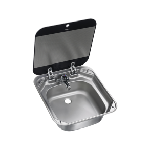 Dometic SNG 4244 Firkantet vask med glaslg 42cm x 44cm