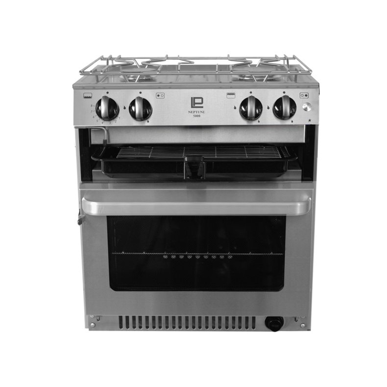 Neptune 5000  gaskomfur m/ovn, 2 blus, grill og grydeholder