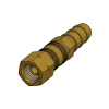 Gas quick connector 1/4