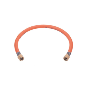 Gasslange 0,8m med 1/4" omløber i begge ender blister