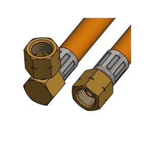 Gasslange 80cm med G1/4