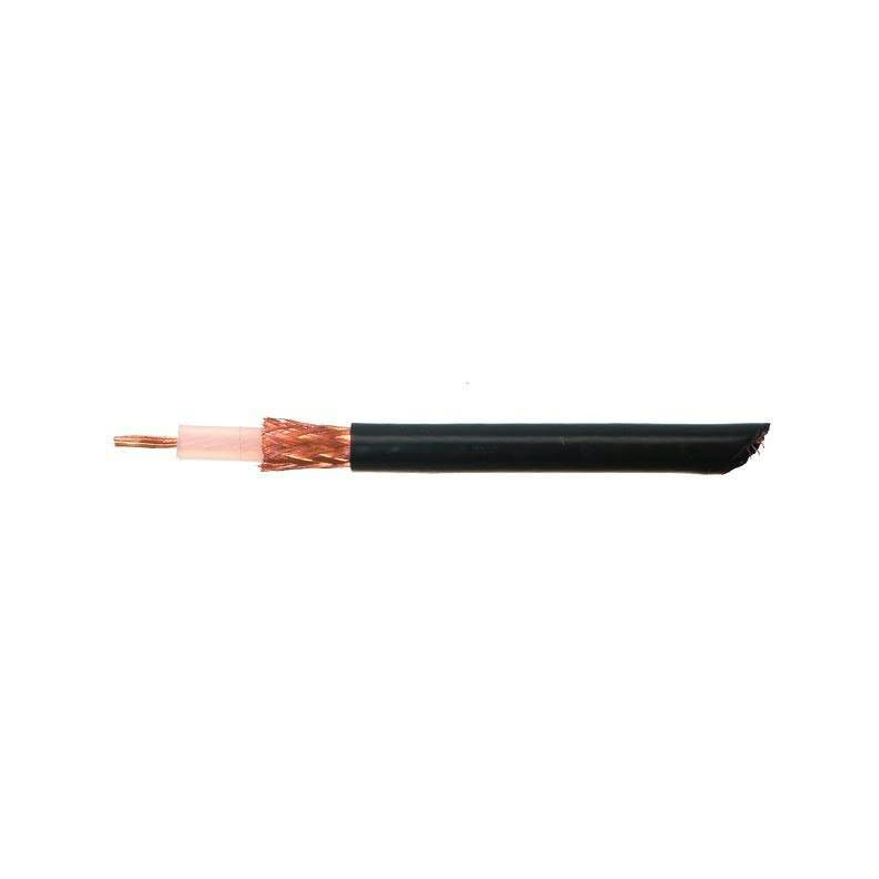 Vhf Kabel Rg213 Sort 10mm - Anbrud