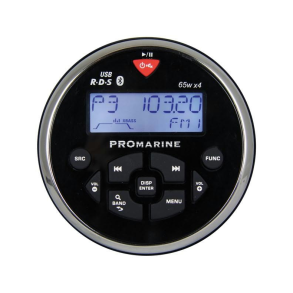 Ltc Pro 1111bt Rund Marineradio Sort/Chrom