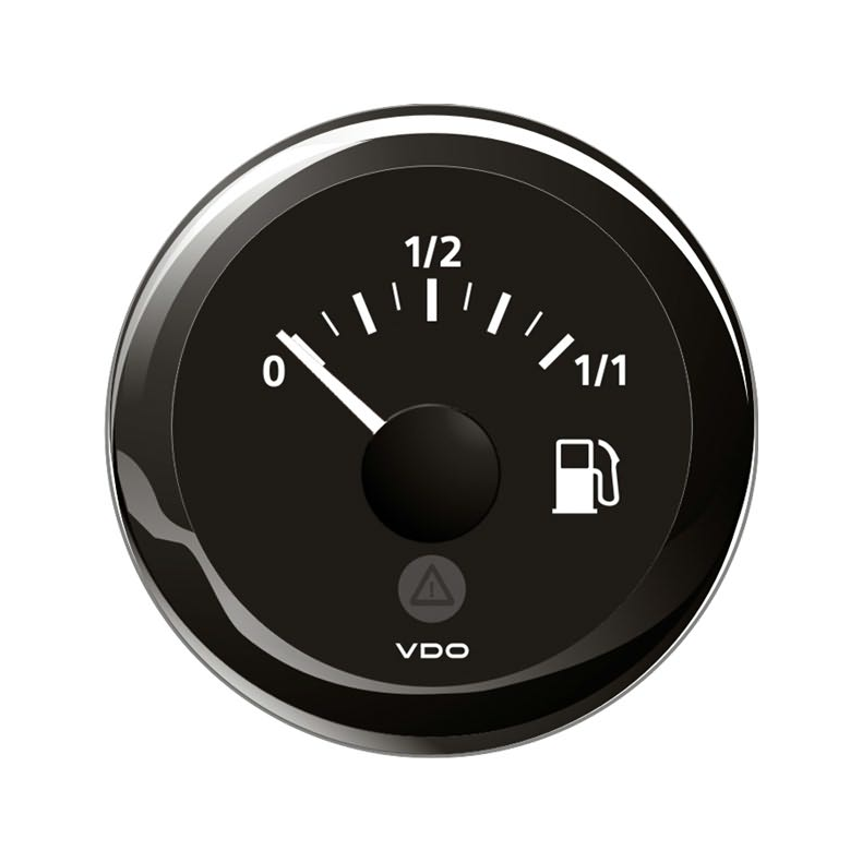 Vdo Brndstofmler 3-180ohm, Sort 52mm
