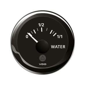 Vdo Tankmler Vand, Sort 52mm, 3-180ohm