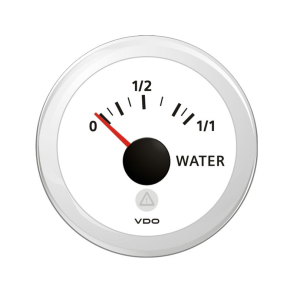 Vdo Tankmler Vand, Hvid 52mm, 3-180ohm