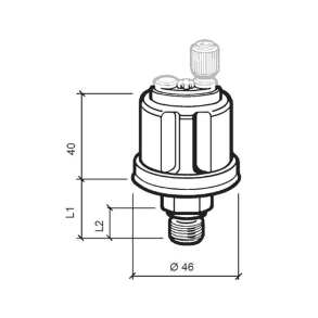 Vdo Sensor Olie Tryk 10 Bar, 1/8