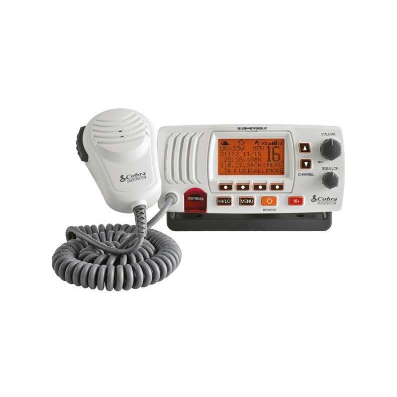 UDGET nov 2019* Cobra Vhf Radio Mrf57 Hvid