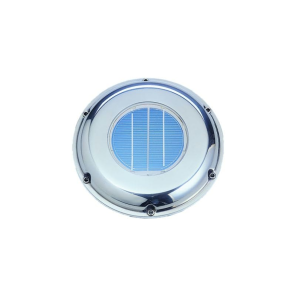 Solcelle ventilator RF med batteri og indbygget kontakt