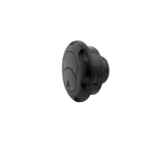 Varmluftdyse med luk 55mm lige