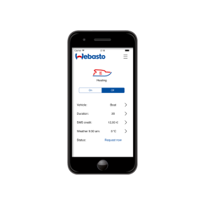 Webasto ThermoConnect TCon2 -app styring