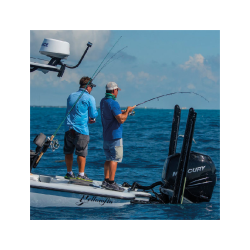 ScanStrut PowerTower stang sort med Lanterne holder