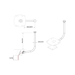 ScanStrut  PowerTower stang med LED top lanterne