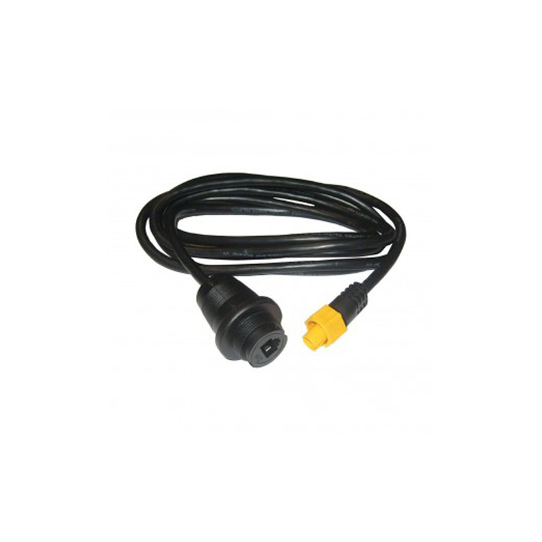 Ethernet adapter kabel 2m, gul 5pin han - RJ45 hun
