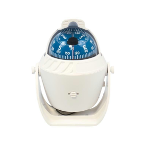 1852 kompas hvid 70mm med bjle, lys & kompensator