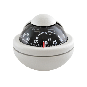 Riviera kompas COMET BC2 48mm - lysegr med sort rose